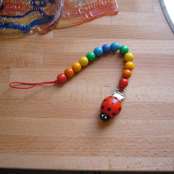 Ladybug Pacifier Holder