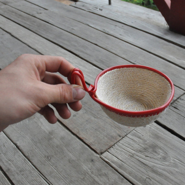 Woven Bird Food Basket