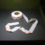 Orange Polka Dot Flagging Tape