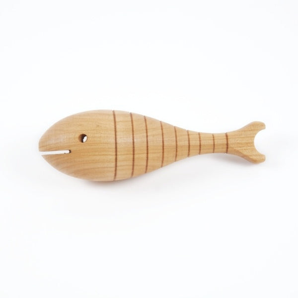 Wood Fish Rattle