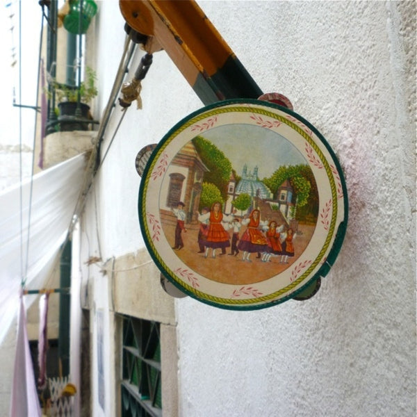 Small Wooden Tambourine